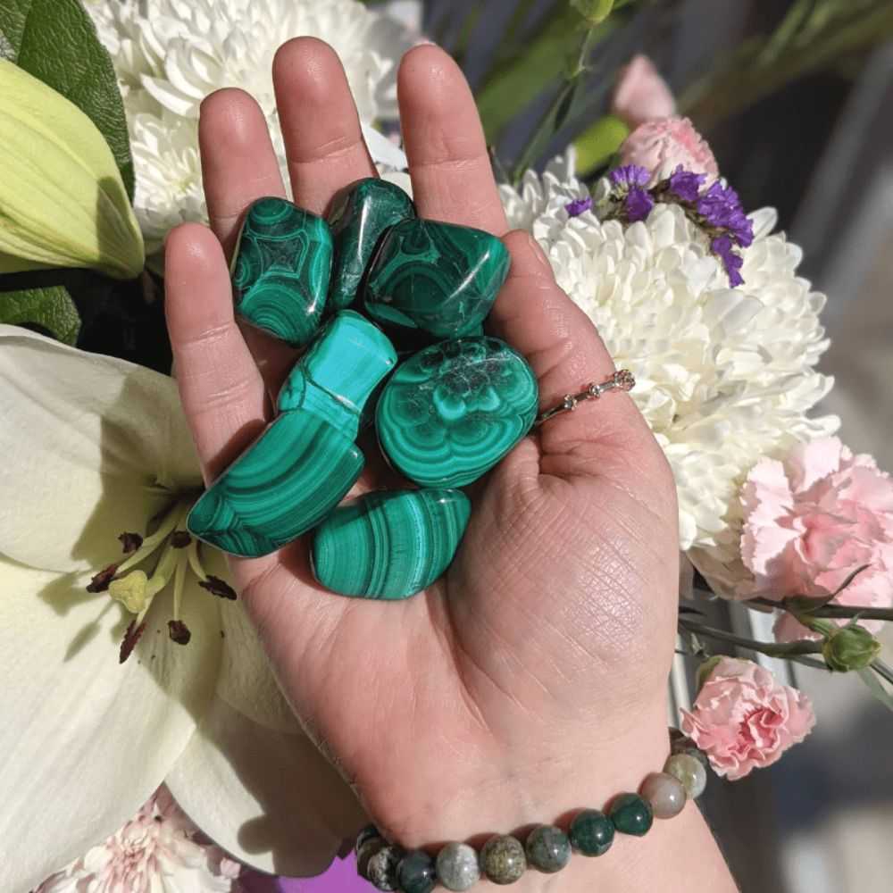 Malachite Tumbles - Zen Collection