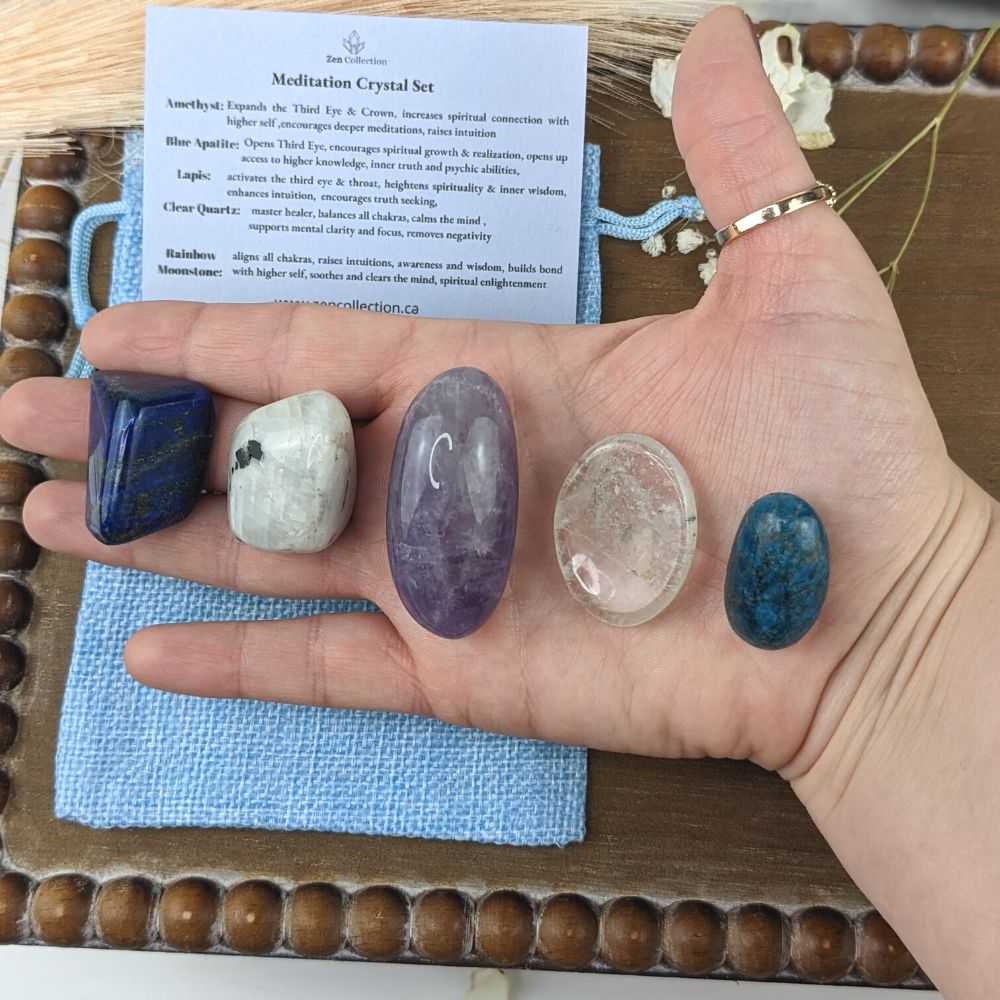 Meditation Crystal Set - Zen Collection