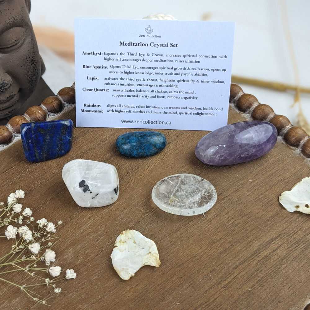 Meditation Crystal Set - Zen Collection