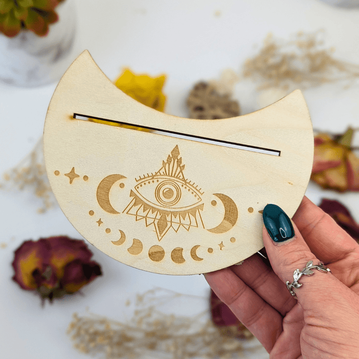 Moon Phase Evil Eye Tarot Card - Zen Collection