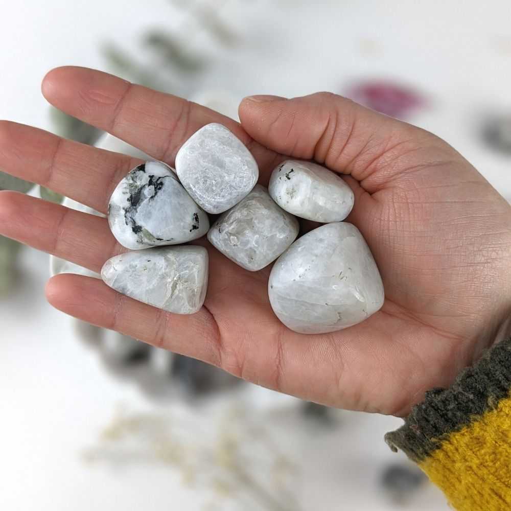 Rainbow Moonstone Tumbles - Zen Collection