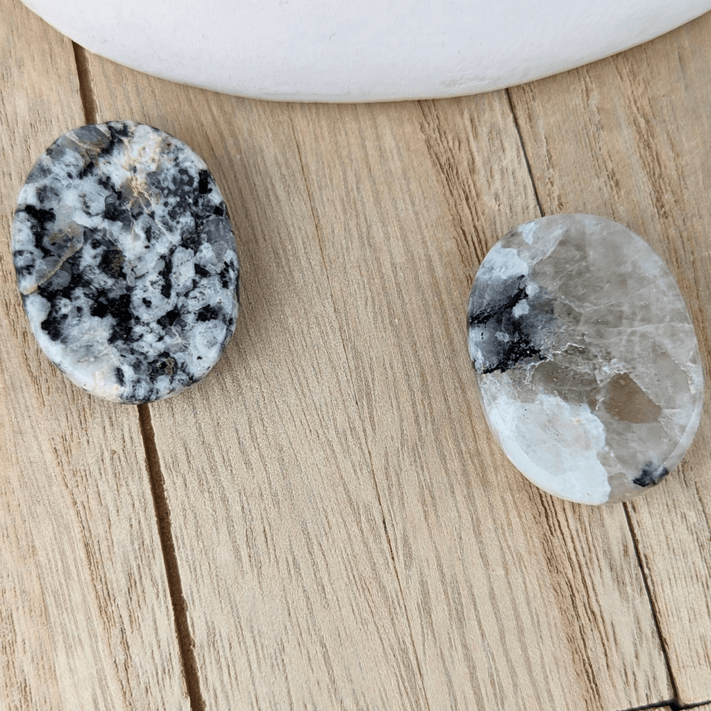 Rainbow Moonstone Worry Stones - Zen Collection