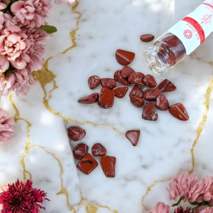 Red Jasper Crystal Bottles - Zen Collection