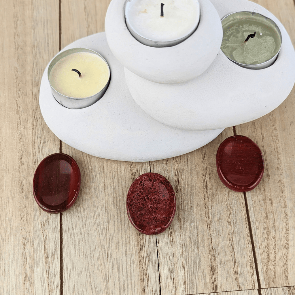 Red Jasper Worry Stones - Zen Collection