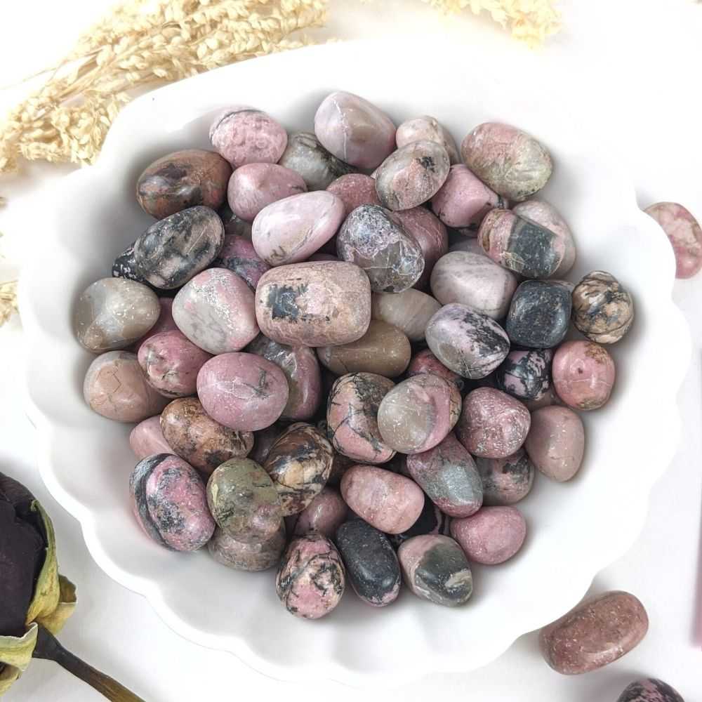 Rhodonite Tumbles - Zen Collection