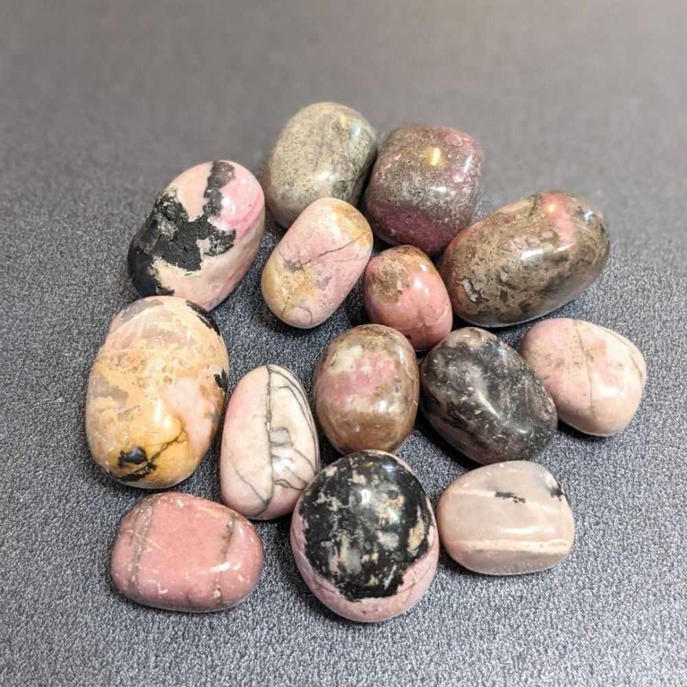 Rhodonite Tumbles - Zen Collection