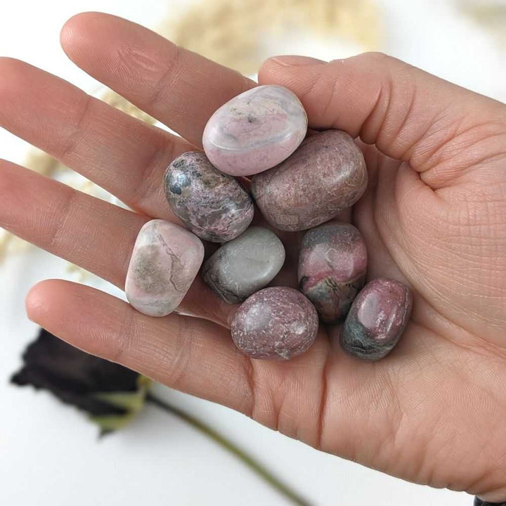 Rhodonite Tumbles - Zen Collection