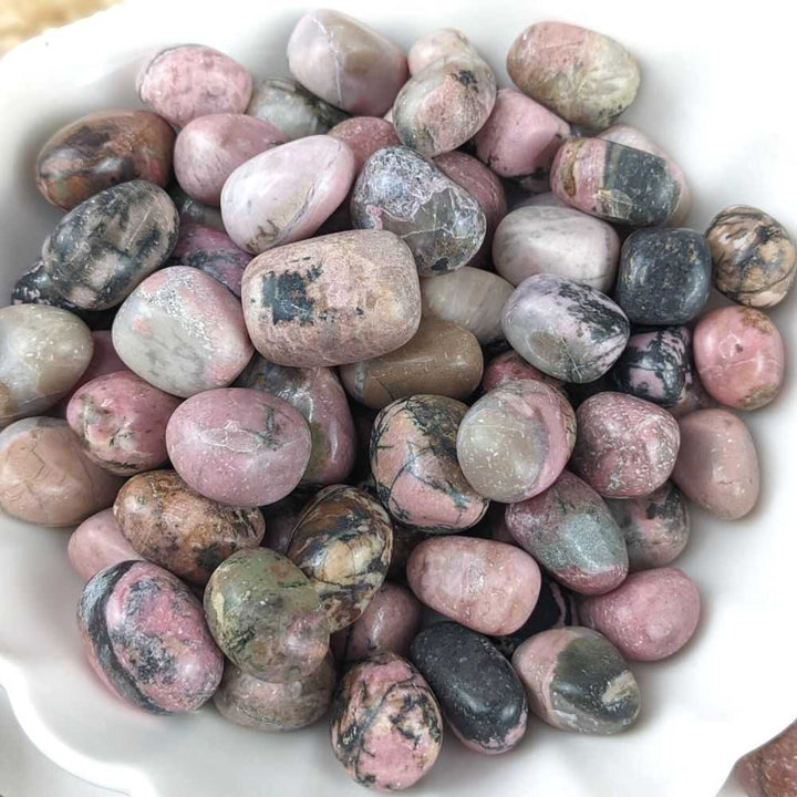 Rhodonite Tumbles - Zen Collection