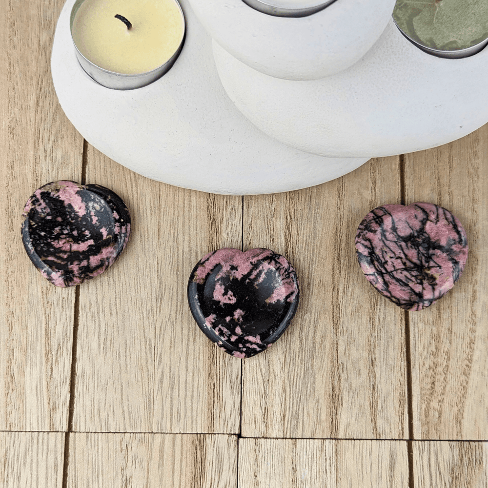 Rhodonite Worry Stones - Zen Collection