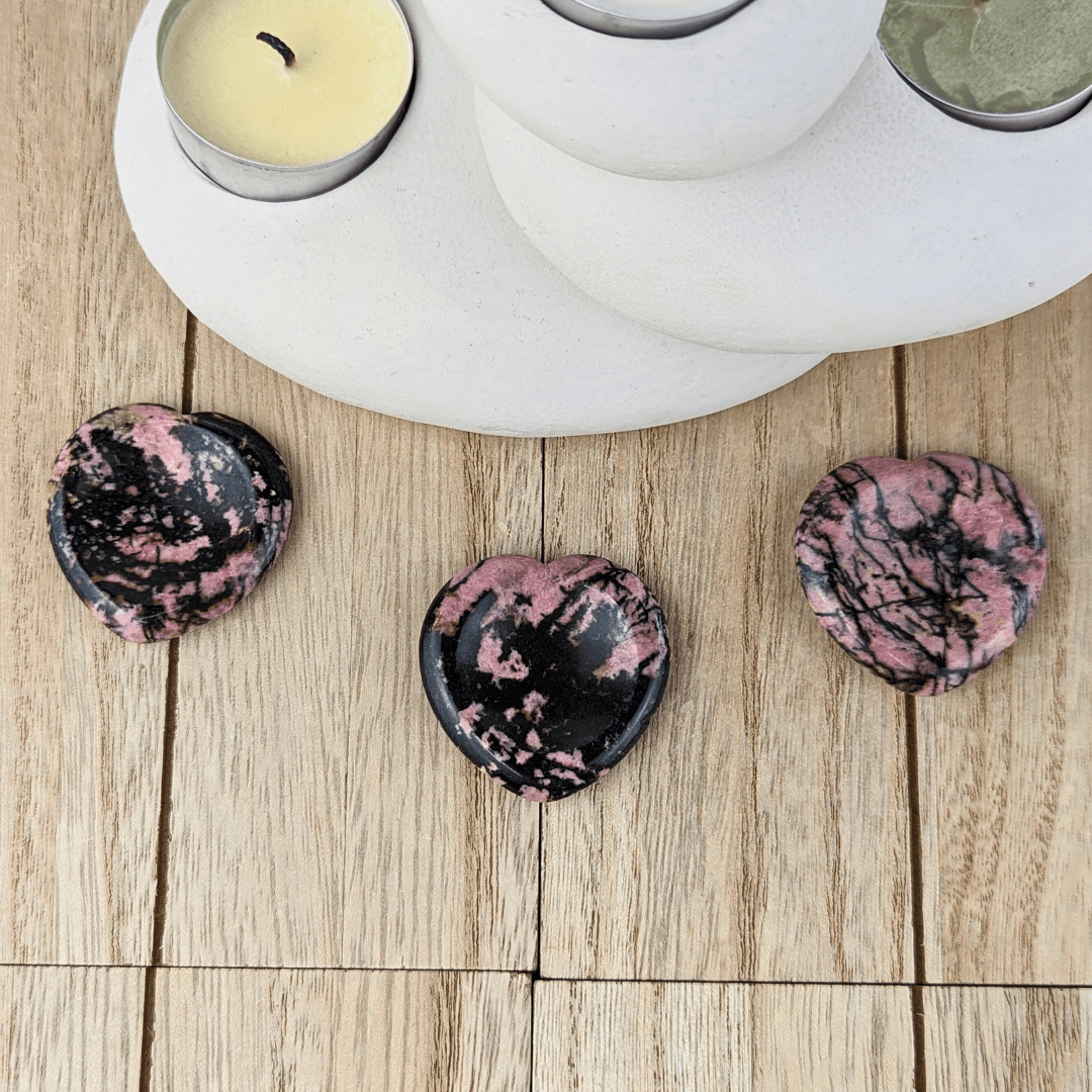 Rhodonite Worry Stones - Zen Collection