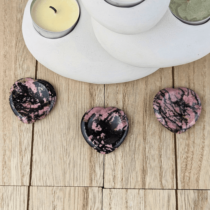 Rhodonite Worry Stones - Zen Collection