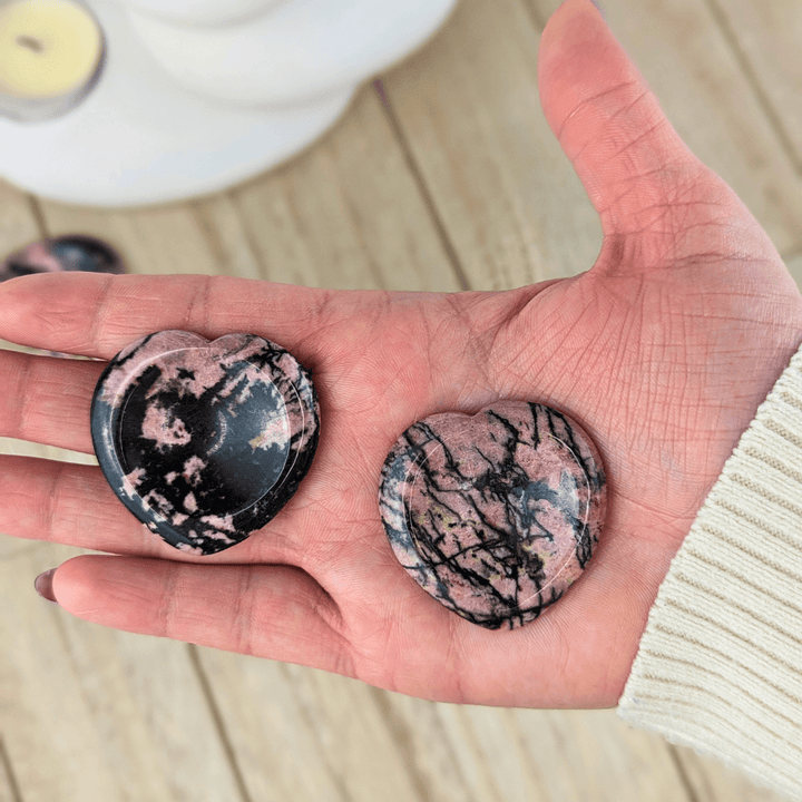 Rhodonite Worry Stones - Zen Collection