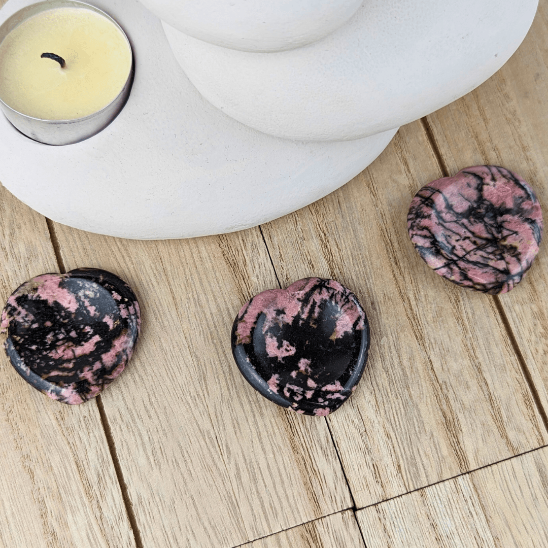 Rhodonite Worry Stones - Zen Collection
