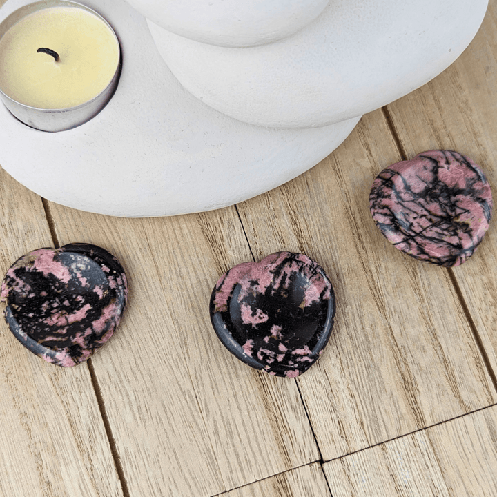 Rhodonite Worry Stones - Zen Collection