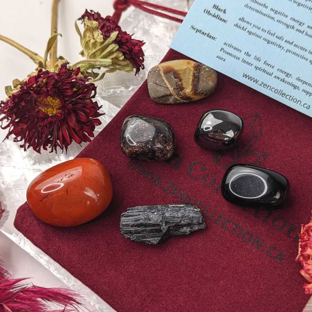 Root Chakra Crystal Set - Zen Collection