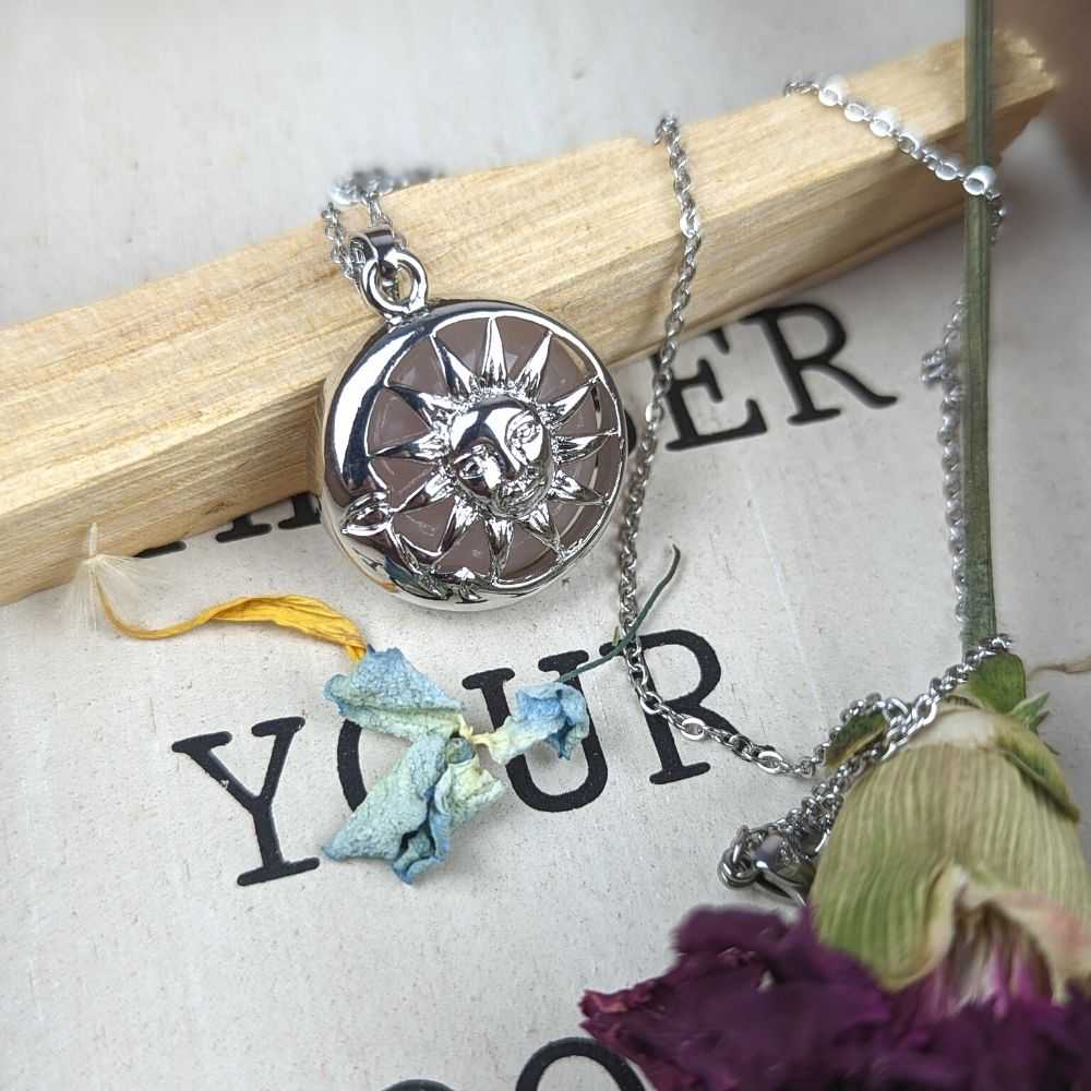 Rose Quartz Celestial Necklace - Zen Collection