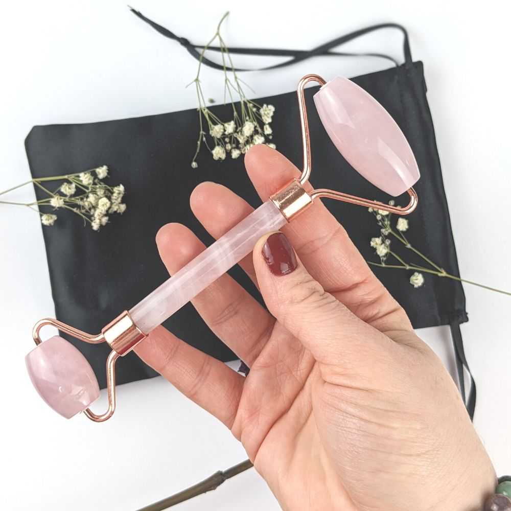 Rose Quartz Facial Roller - Zen Collection