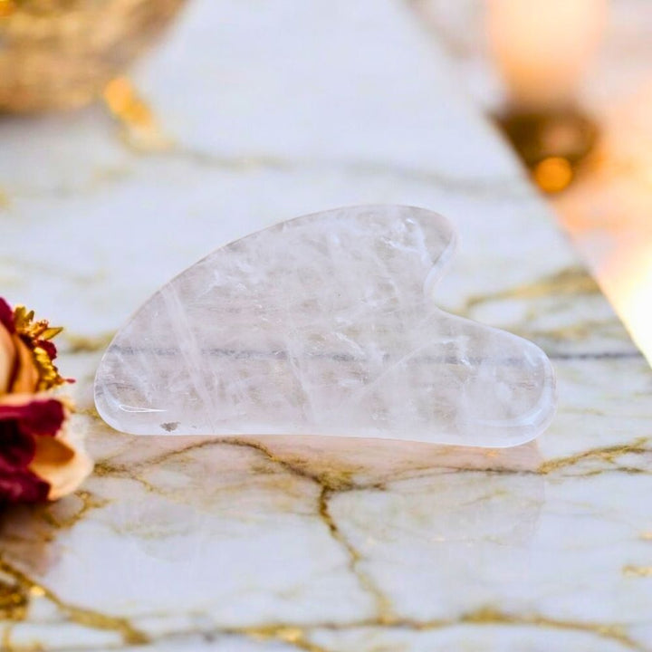 Gift for women -Rose Quartz Gua Sha available at Zen Collection Metaphysical Store