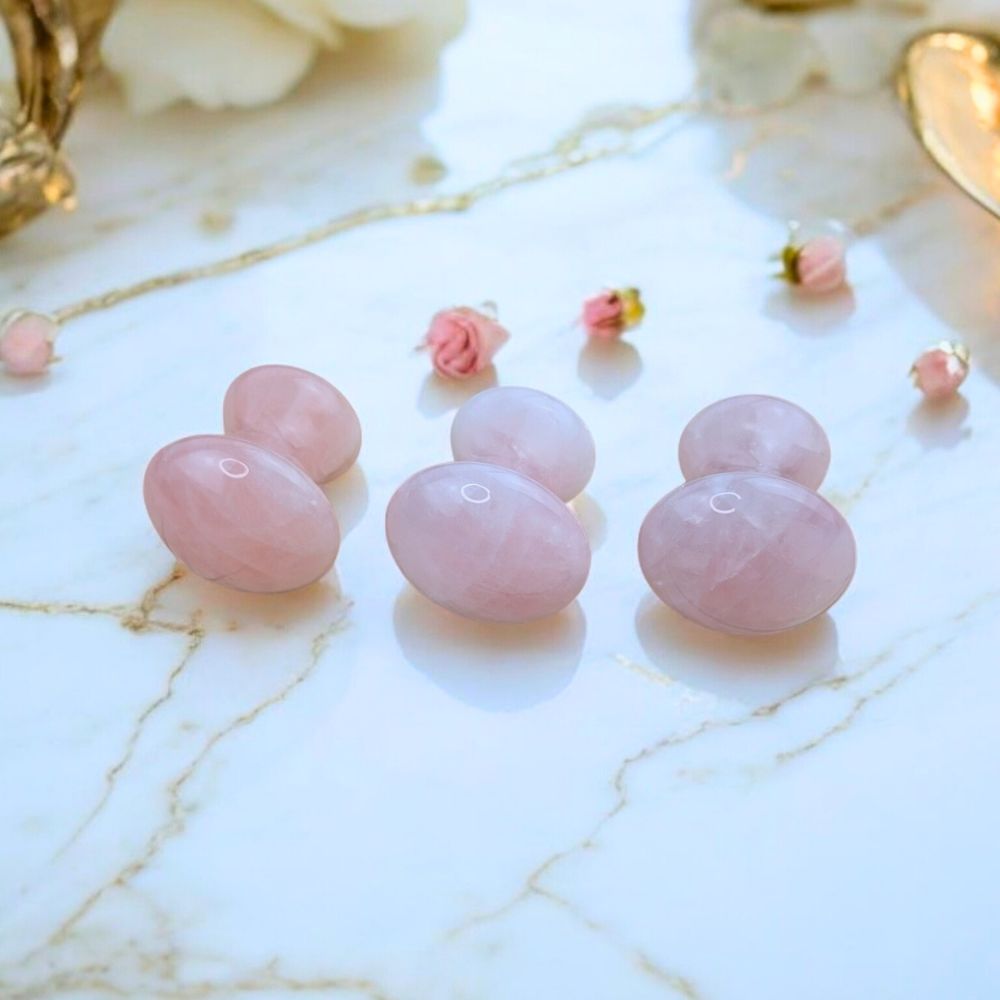 Heart chakra healing with Rose Quartz Personal Massager available at Zen Collection Metaphysical Store