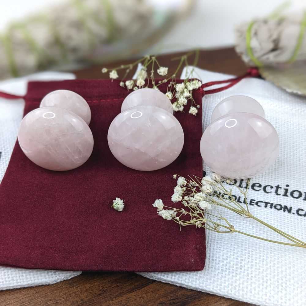 Self-care and relaxation with our Rose Quartz Personal Massager available at Zen Collection Metaphysical Store