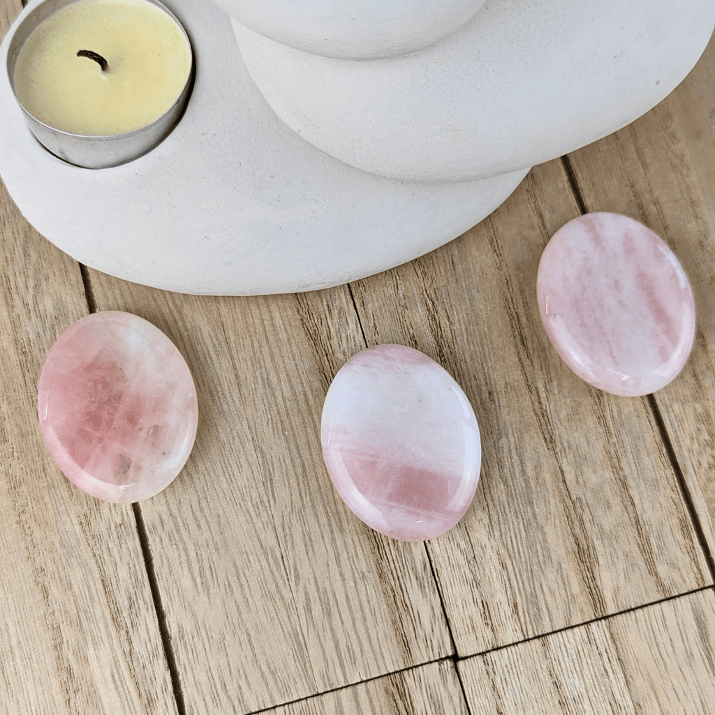 Rose Quartz Worry Stones - Zen Collection