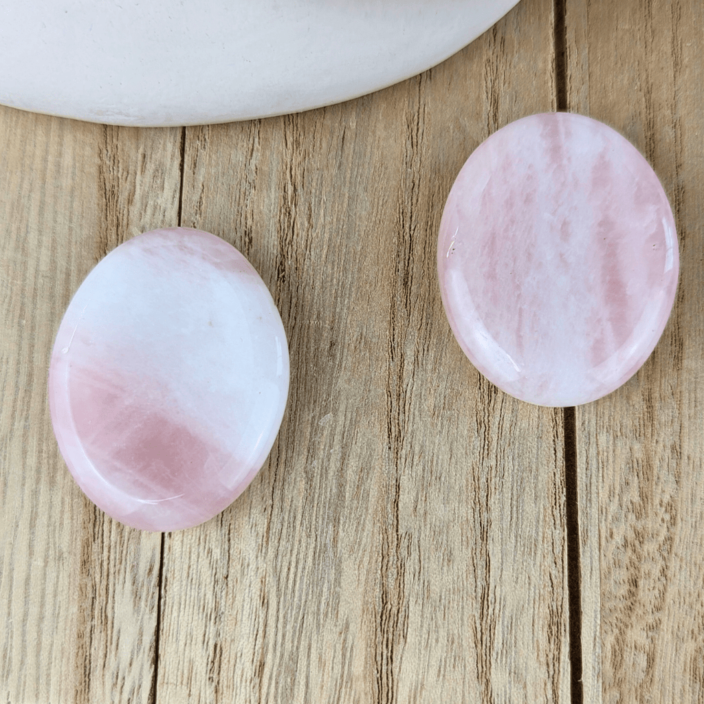 Rose Quartz Worry Stones - Zen Collection