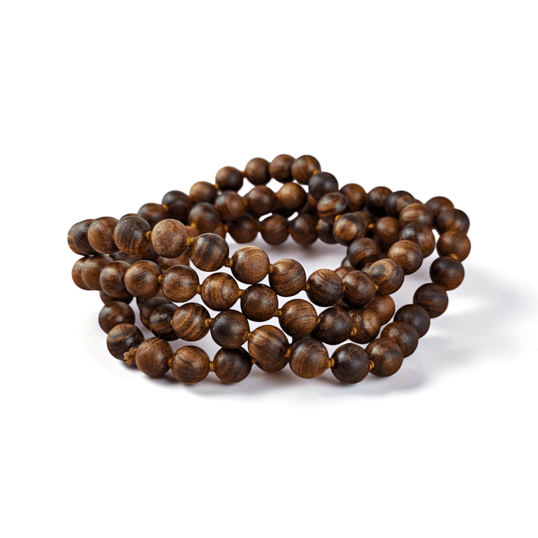 Sandalwood Mantra Mala Bracelet - Zen Collection