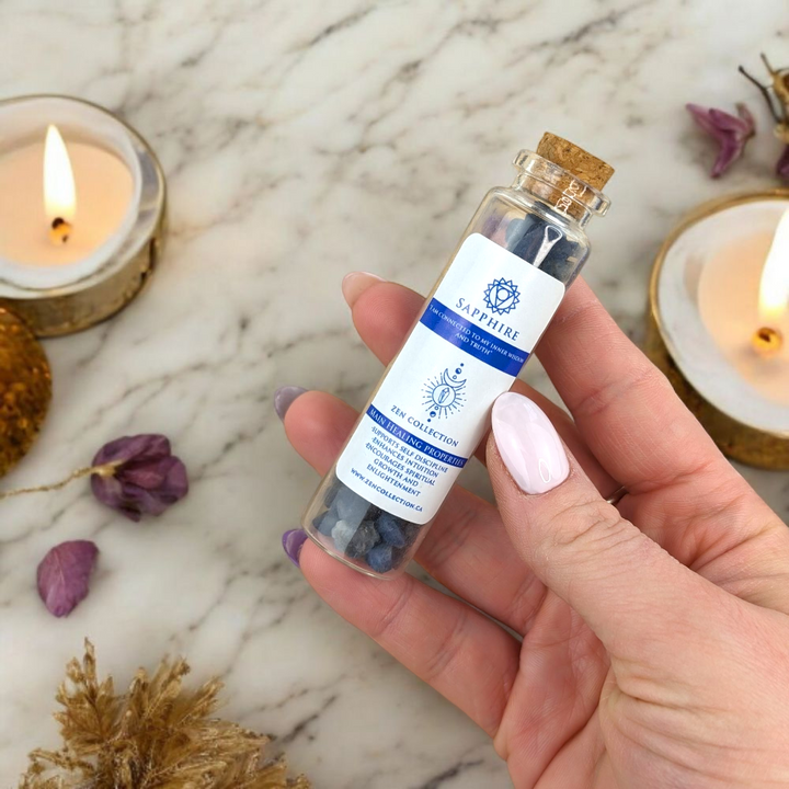 Sapphire Crystal Bottles - Zen Collection