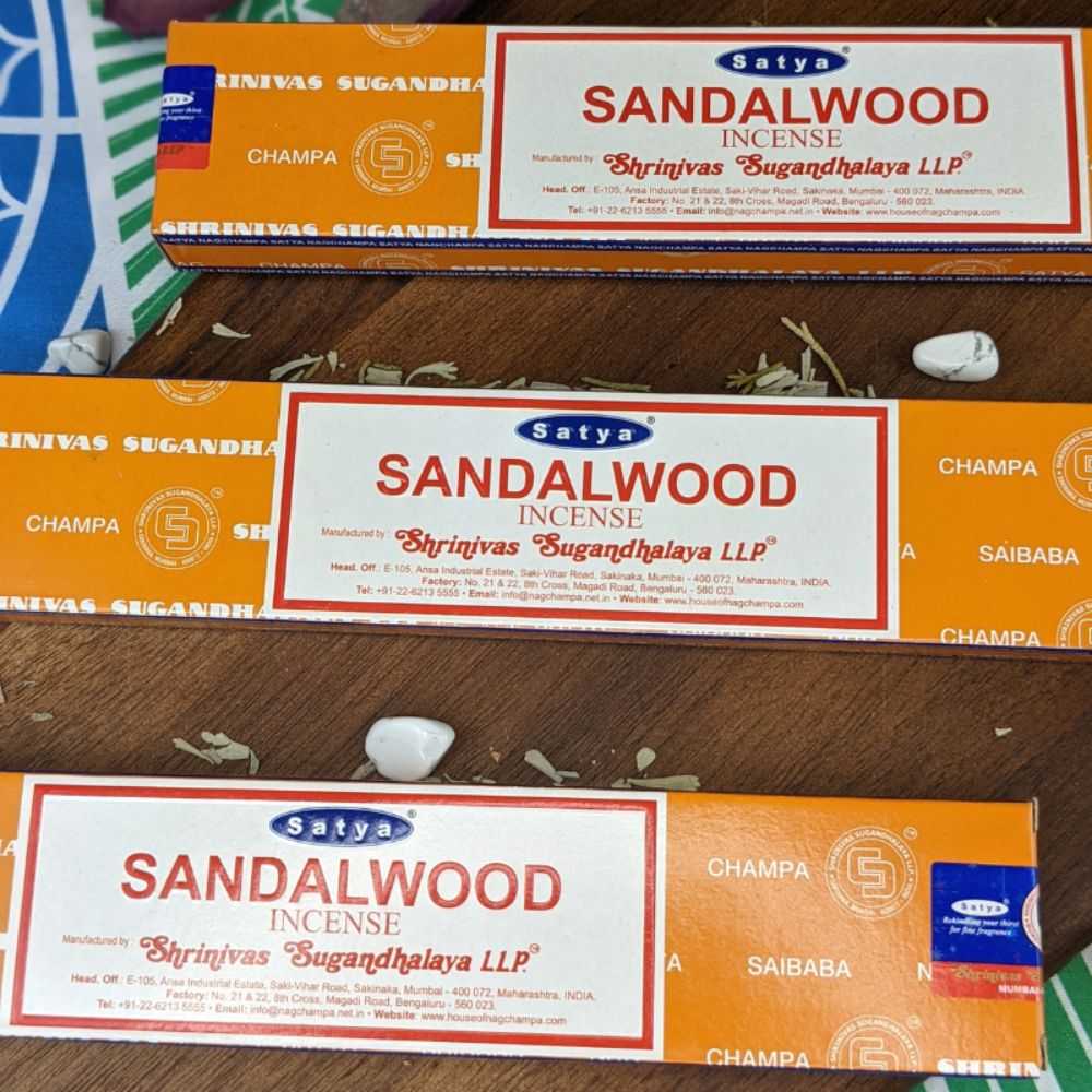 Satya Sandalwood Incense - Zen Collection