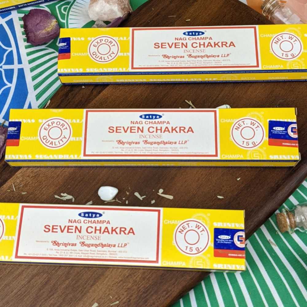 Satya Seven Chakra Incense - Zen Collection