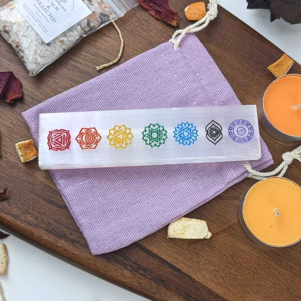 Selenite Cleansing Plate - Zen Collection