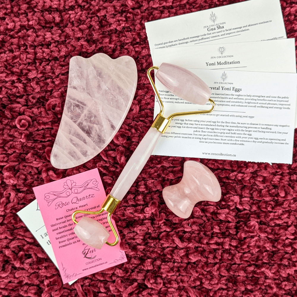 Self-Love Crystal Set: Rose Quartz Edition - Zen Collection