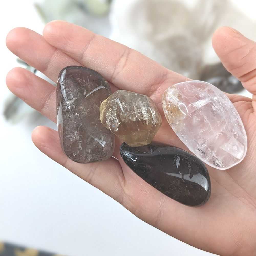 Smokey Quartz Tumbles - Zen Collection