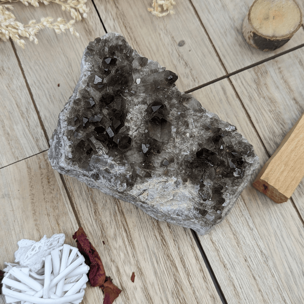 Smoky Quartz Cluster - Zen Collection