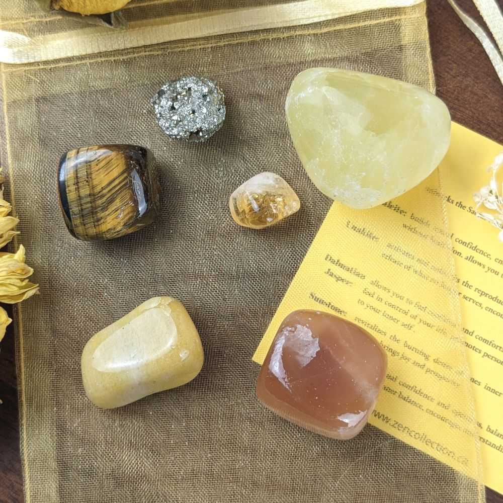 Solar Plexus Chakra Crystal Set - Zen Collection