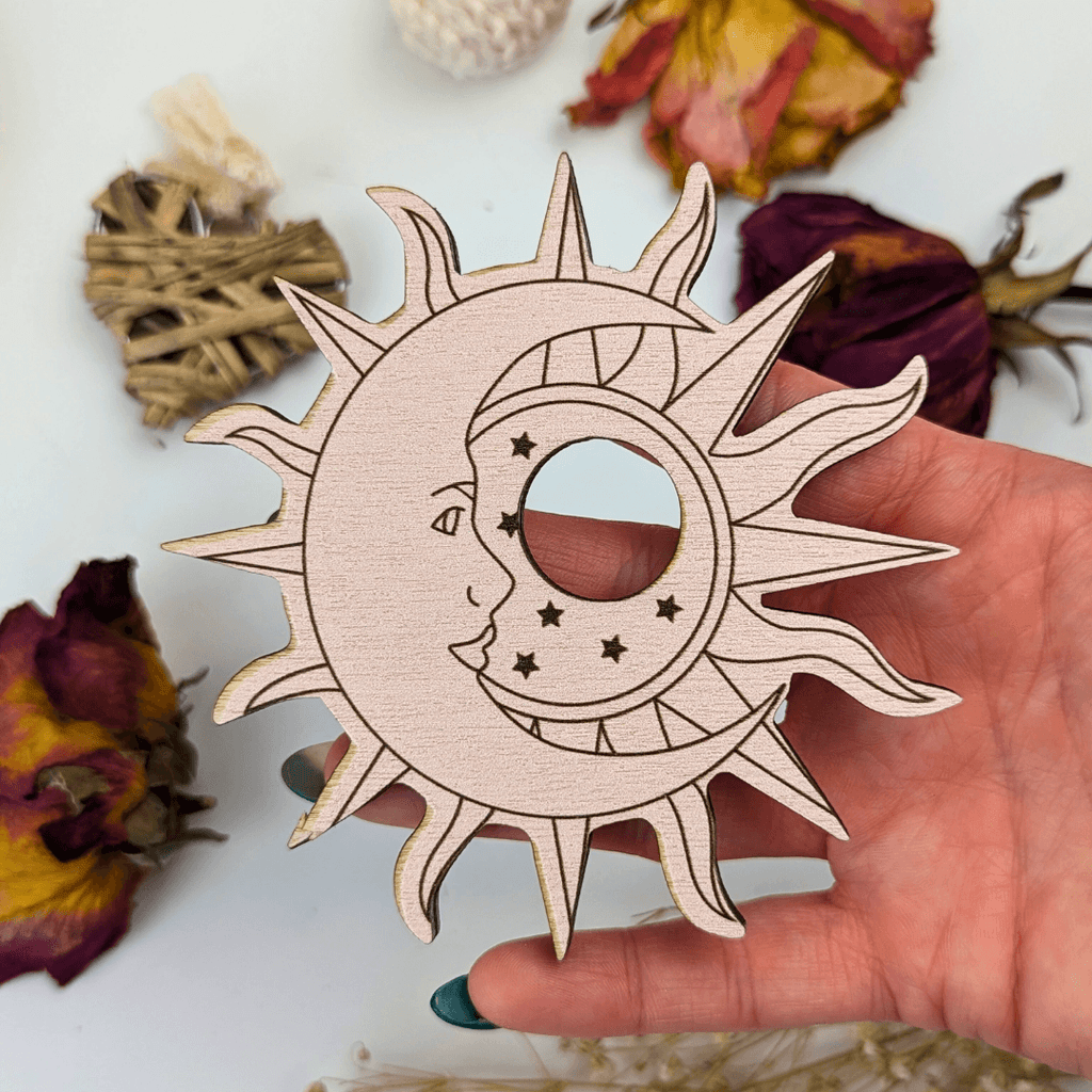 Sun and Moon Sphere Holder - Zen Collection
