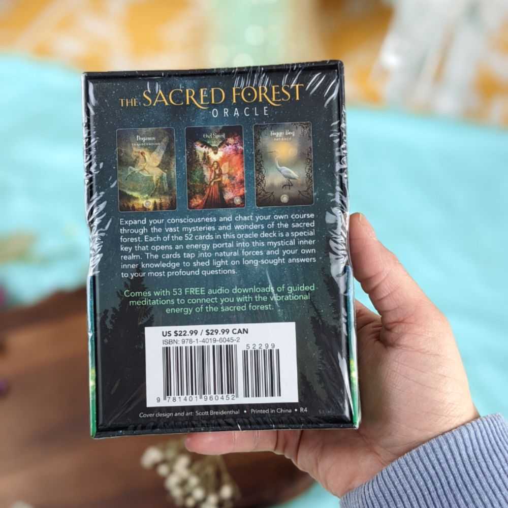 The Sacred Forest Oracle : 52 Cards To Open Energy Portals Of A - Foto 12