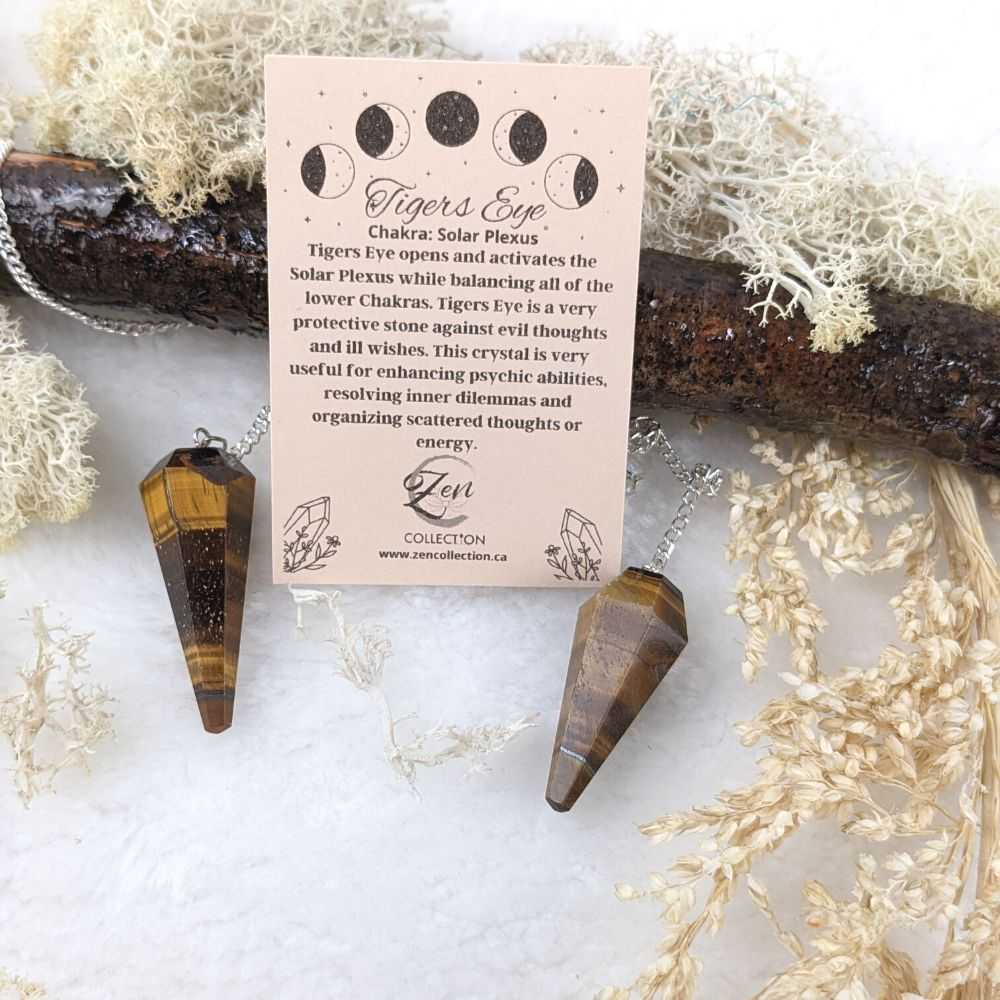 Tigers Eye Pendulum - Zen Collection