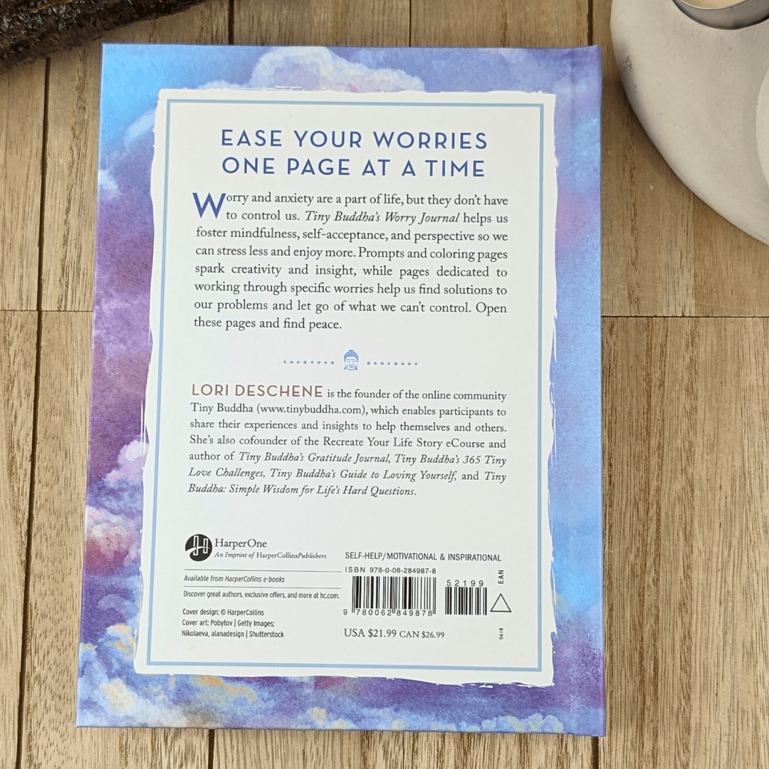 Tiny Buddha’s Worry Journal - Zen Collection