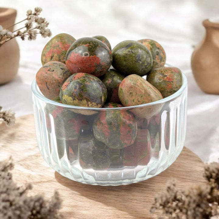 Unakite Tumbles - Zen Collection