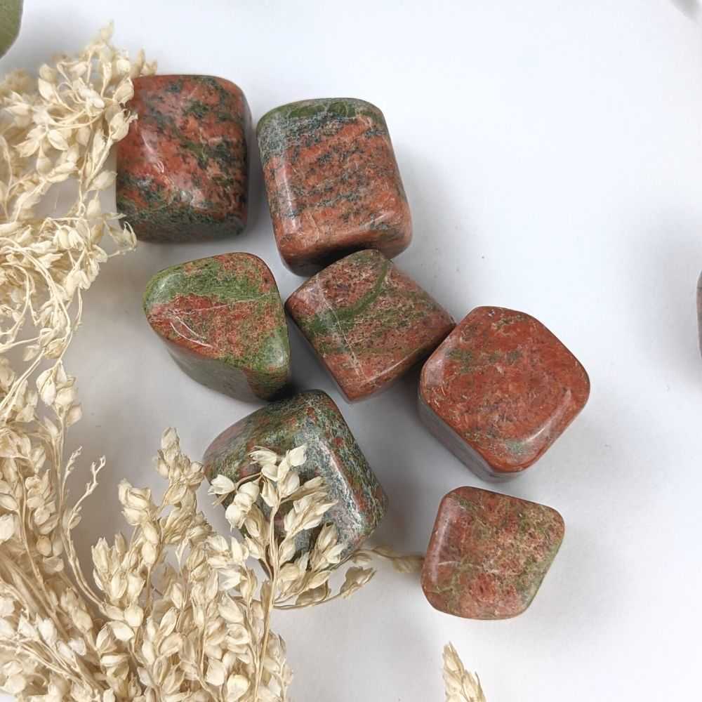 Unakite Tumbles - Zen Collection