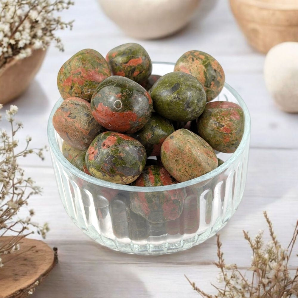Unakite Tumbles - Zen Collection