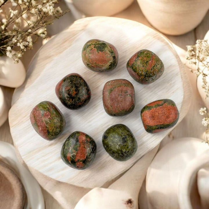 Unakite Tumbles - Zen Collection