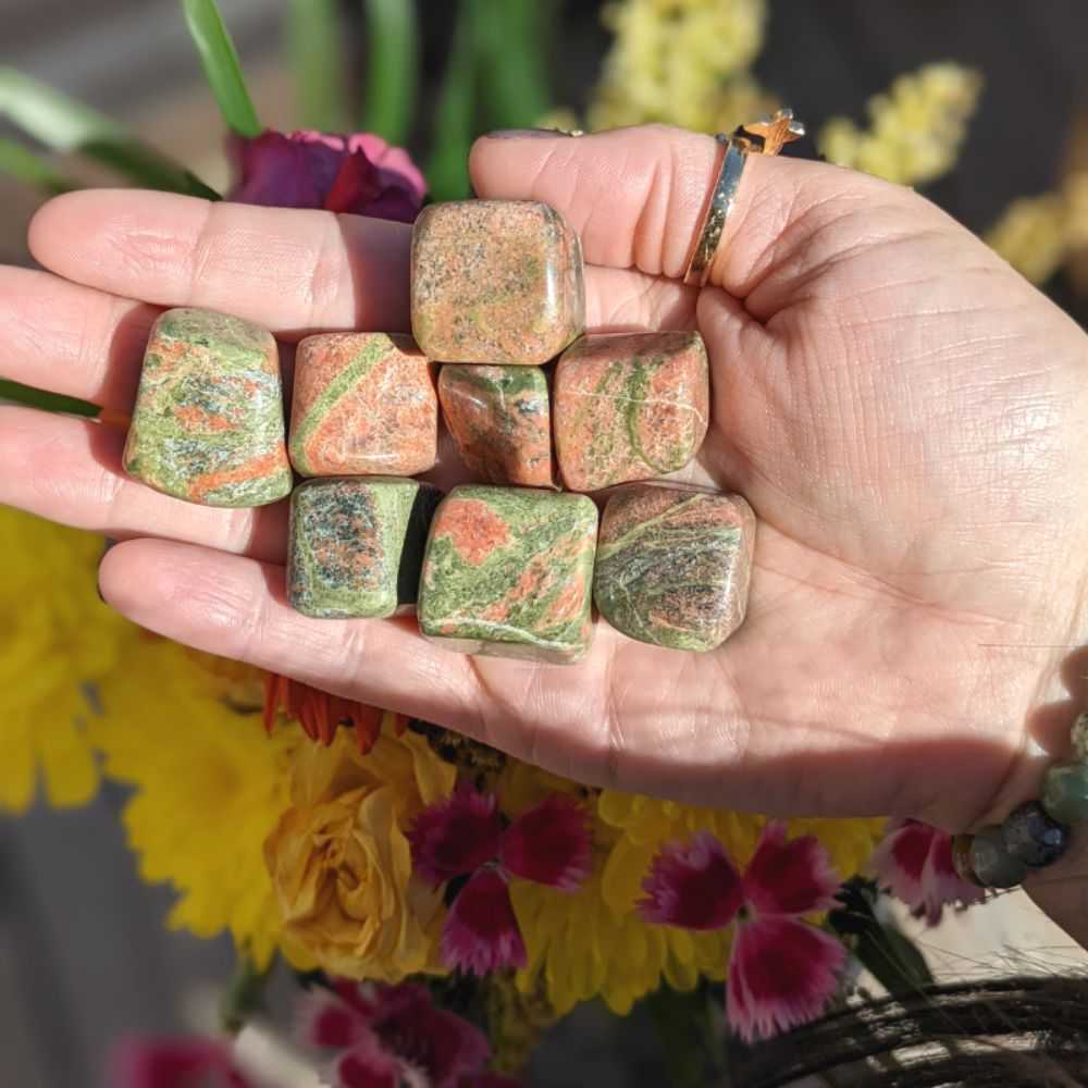 Unakite Tumbles - Zen Collection