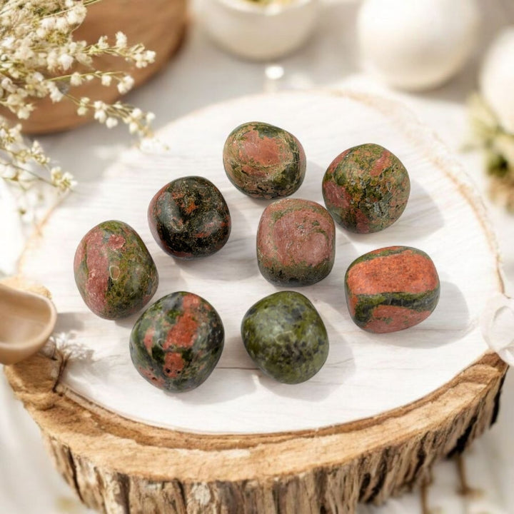 Unakite Tumbles - Zen Collection