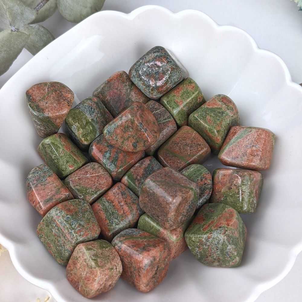 Unakite Tumbles - Zen Collection