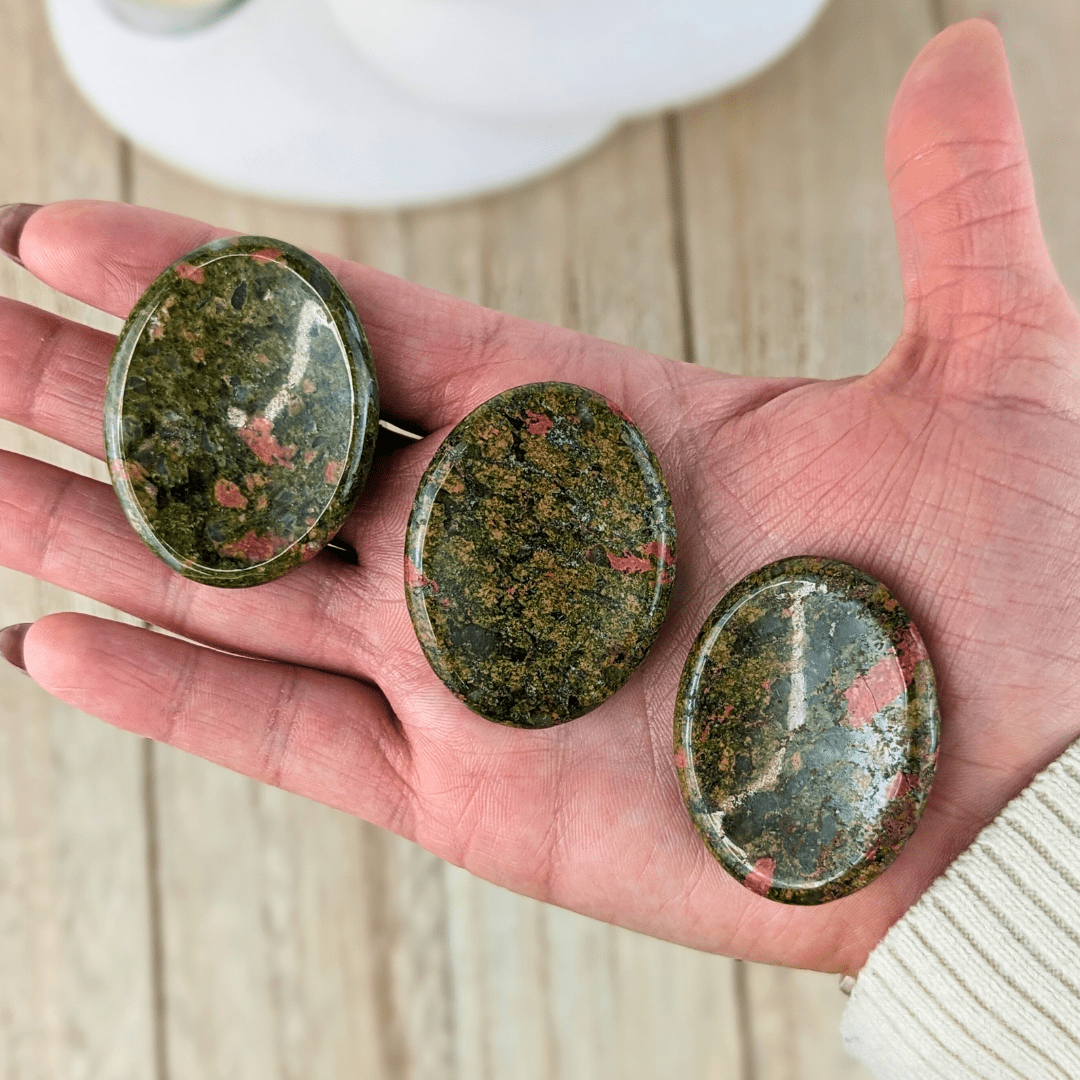 Unakite Worry Stones - Zen Collection