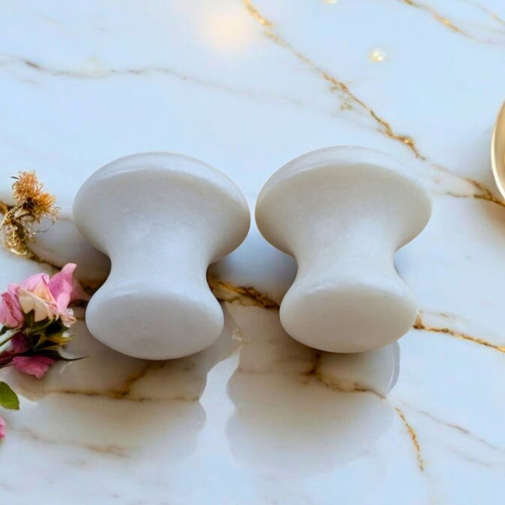 Crown Chakra healing with White Jade Personal Massager from Zen Collection Canadian Crystal Store