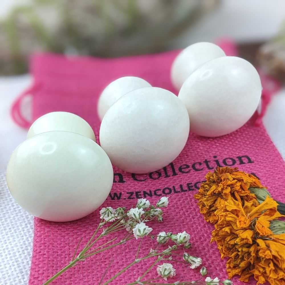 Crown Chakra healing with White Jade Personal Massager from Zen Collection Canadian Crystal Store