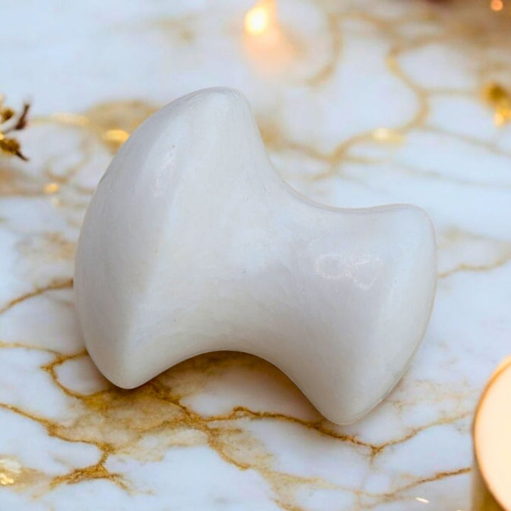 White Jade Personal Massager for self-love and mindfulness - Zen Collection